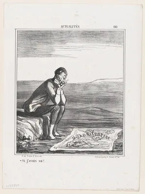 If I had known....., from 'News of the day,' published in "Le Charivari" — Destouches · Honoré Daumier · Arnaud de Vresse