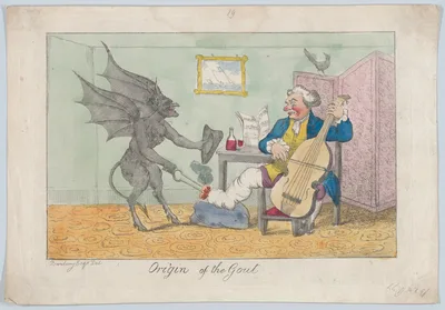Origin of the Gout — Henry Bunbury