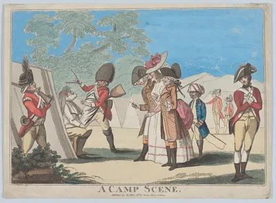 A Camp Scene — William Allen · Henry William Bunbury · William Paulet Carey