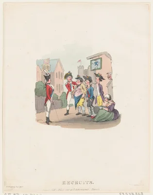 Recruits — Henry William Bunbury · Thomas Rowlandson