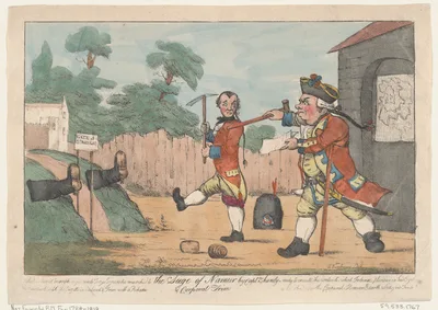 The Siege of Namur by Captain Shandy and Corporal Trim (Tristram Shandy) — Laurence Sterne · Henry William Bunbury