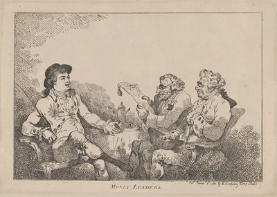 Money Lenders — George, Prince of Wales · William Humphrey · Thomas Rowlandson