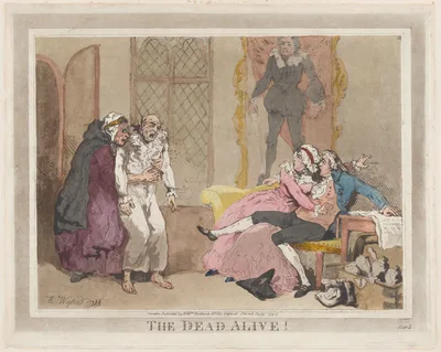 The Dead Alive! — Henry Wigstead · Thomas Rowlandson · William Holland