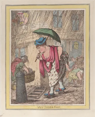 Wet Under Foot — Hannah Humphrey · Thomas Rowlandson