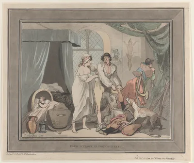 Four O'Clock in the Country — S. W. Fores · Thomas Rowlandson