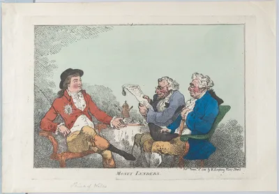 Money Lenders — William Humphrey · George, Prince of Wales · Thomas Rowlandson