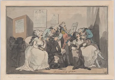 Transplanting of Teeth — John Harris · Thomas Rowlandson