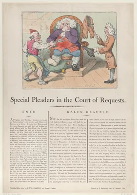 Special Pleaders in the Court of Requests — Joseph Smeeton · George Murgatroyd Woodward · Thomas Williamson · Thomas Rowlandson