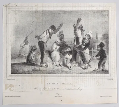 Blind Man's Buff — Benard · J. J. Grandville · Auguste Desperret