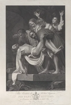 The Entombment of Christ — Caravaggio (Michelangelo Merisi) · Ignazio Bonajuti