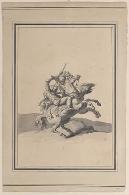 Vignette from the Battle of Milvian — Charles Le Brun · Bernard Picart