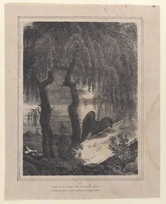 Napoleon's tomb with a hidden silhouette — Francois-Charles Oberthür · Napoléon Bonaparte