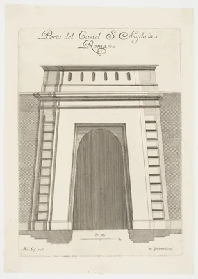 Porta del Castel S. Angelo in Roma — Michelangelo Buonarroti · Carl Hårleman